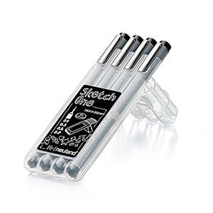 SketchOne Set 0,1 mm to 0,7 mm black